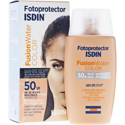 Isdin Fusion Water Color Αντηλιακή Κρέμα Προσώπου με Χρώμα SPF50 50ml
