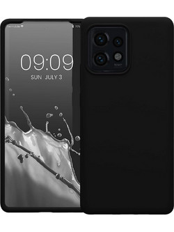 KWmobile Soft Flexible Rubber Cover - Θήκη Σιλικόνης Motorola Edge 40 Pro / Edge Plus 2023 - Black (61344.01)