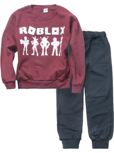 Παιδικό σετ φόρμας Online για αγόρια Roblox μπορντό