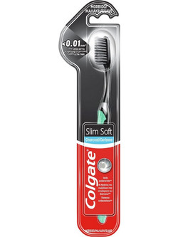 Colgate Slim Soft Charcoal Οδοντόβουρτσα Μπλε