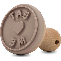 Σφραγίδα Μπισκότων Misty 10-111-079 Φ6x8,5cm Natural-Beige Nava Σιλικόνη,Ξύλο