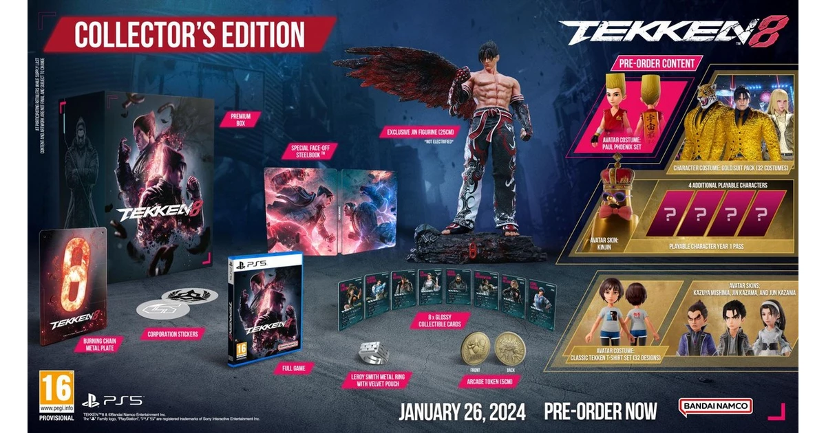 Tekken 8 - Collector Edition, PS5 : : Videojuegos