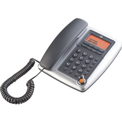IQ DT-840CID Ενσύρματο Τηλέφωνο με Ανοιχτή Ακρόαση Ασημί