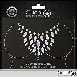 OUCH! Body Jewelry Stickers που Φωσφορίζουν Λαιμός - Στήθος