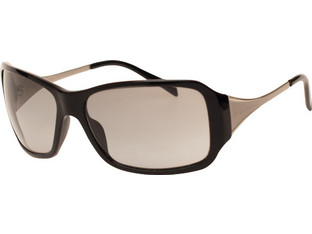 Donna Karan 1025 316811 Ανδρικά Γυαλιά Ηλίου Oversized Μεταλλικά Μαύρα με Καφέ Polarized Φακό