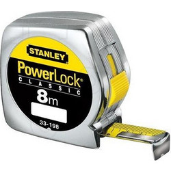 Μέτρο POWERLOCK με κέλυφος ABS και λάμα 25mm - 8m blister 0-33-198