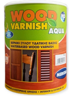 Mercola Wood Varnish Aqua Διάφανο 0.75lt