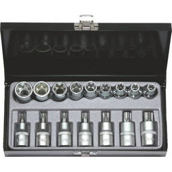 FORCE - 4171 Σετ Θηλυκά & Αρσενικά Καρυδάκια 1/2'' Torx 16 Τεμάχια (7909209)