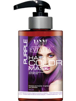 Yanni Extensions Evialia Hair Purple Χρωμομάσκα Μαλλιών 300ml