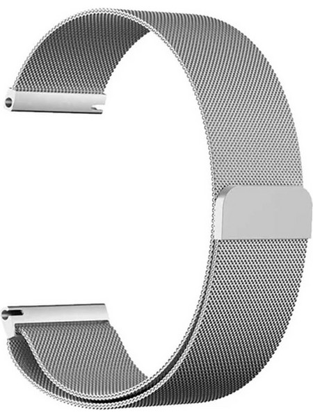 Bakeey Quick Release Λουράκι Μεταλλικό Silver (Universal 22mm)