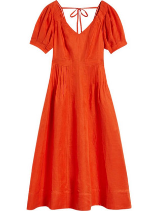 Ted Baker Midi Καθημερινό Φόρεμα Πορτοκαλί 268436