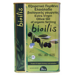 Ελαιόλαδο Εξτρά Παρθένο BioIlis 3Lt ΒΙΟ