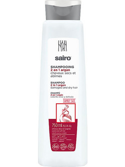 Sairo 2 σε 1 με Έλαιο Argan Σαμπουάν για Ταλαιπωρημένα Μαλλιά 750ml