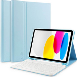 Tech-Protect Smart Case Pen With Keyboard Sky Blue (iPad 10.9" 2022)