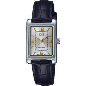 Casio Γυναικείο Ρολόι με Ασημί Δερμάτινο Λουράκι LTP-1234PL-7A2EF Casio Γυναικείο Ρολόι με Ασημί Δερμάτινο Λουράκι LTP-1234PL-7A2EF