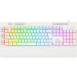 Redragon Shiva K512W Gaming Πληκτρολόγιο RGB White
