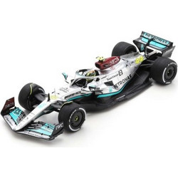 Spark Model Mercedes-Benz F1 W13 Lewis Hamilton 2022 French GP Μεταλλικό Μοντέλο Αυτοκίνητου 1:18