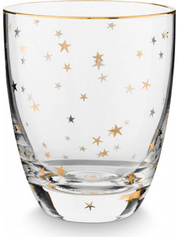 Pip Studio Σετ Ποτήρια Νερού Γυάλινα Royal Stars 360ml 6τμχ 51131057