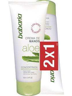 Babaria Aloe Hand Cream 2x100ml