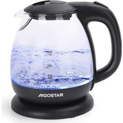 Aigostar 90238 Γυάλινος Βραστήρας 1lt 2200W