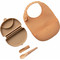 Miniware Des.14 Βρεφικό Σετ Φαγητού Σιλικόνης Caramel 3τμχ Miniware Des.14 Βρεφικό Σετ Φαγητού Σιλικόνης Caramel 3τμχ
