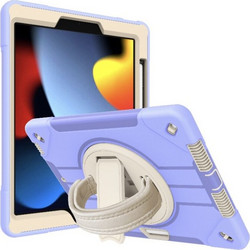 Ανθεκτική Θήκη Solid 360 Back Cover Σιλικόνης Μωβ (IPad 10.2")