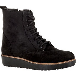 Elenross Γυναικεία Αρβυλάκια Suede Μαύρα GS06150W