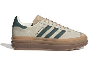 Adidas Gazelle Bold Γυναικεία Sneakers Flatforms Μπεζ Πράσινα ID7056