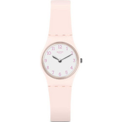 Swatch Γυναικείο Ρολόι με Ροζ Καουτσούκ Λουράκι LP150