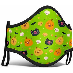 My Other Me Kids 3-5 Face Mask Pumkins & Cats 1τμχ