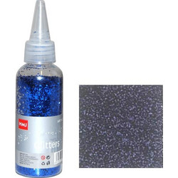 Glitter σκόνη 1/64'' σε μπουκάλι μπλε 40γρ. (Σετ 1τεμ)