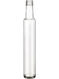 Μπουκάλι Γυάλινο 250ml DORICA (Καπάκι Φ31,5) - Διαφανές 48τεμ