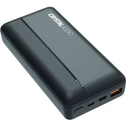Crystal Audio PBK5K Power Bank 20000mAh 18W με Θύρα USB-A Black