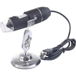 USB Magnifier HD 0.3MP Image Sensor 2560x1920P USB Digital Microscope with 8 LED & Professional Stand (OEM)