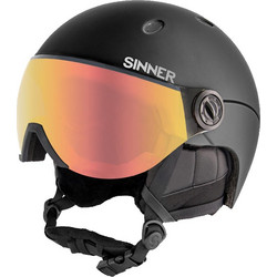 Sinner Titan Visor Κράνος Σκι-Snowboard (SIHE-139-10D) Μαύρο Ανδρικά Αλλα υλικά Collection FW23