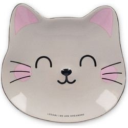ΚΕΡΑΜΙΚΟ ΠΙΑΤΟ ΓΙΑ ΜΙΚΡΟΑΝΤΙΚΕΙΜΕΝΑ LEGAMI RINGS AND THINGS - CERAMIC PLATE - KITTY (ΓΑΤΟΥΛΑ) CPL0002