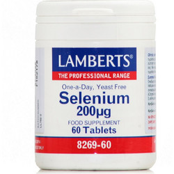 Lamberts Selenium 200μg 60 Ταμπλέτες