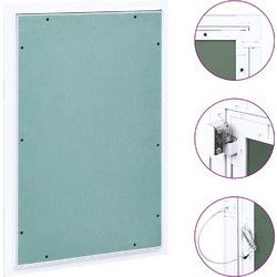 vidaXL Θυρίδα Επίσκεψης Γυψοσανίδας 300 x 600 χιλ. Σκελετός Αλουμινίου 145099