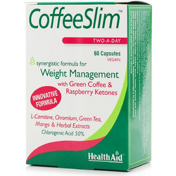 Health Aid Coffee Slim Συμπλήρωμα Διατροφής με Πράσινο Καφέ 500mg 60 Κάψουλες