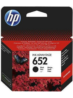 HP 652 Black Μελάνι Εκτυπωτή Inkjet F6V25AE