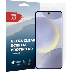 Μεμβράνη Προστασίας Οθόνης - Samsung Galaxy S24 - Rosso Ultra Clear Screen Protector - 2 Τεμάχια (8719246436833)