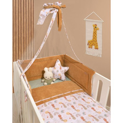 Baby Oliver Des 410 Πάντα Κούνιας Καφέ 34x210cm