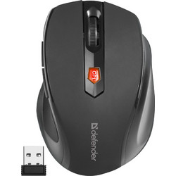 Defender MM-315 Ασύρματο Ποντίκι Black