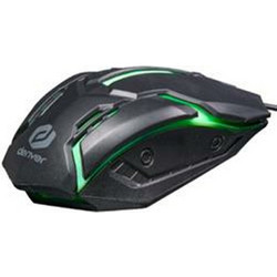 Denver Electronics GMO403 Ενσύρματο Gaming Ποντίκι RGB 1000 DPI Black