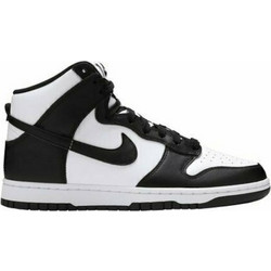 Nike Dunk High Retro Ανδρικά Sneakers Μποτάκια Μαύρα Λευκά DD1399-105