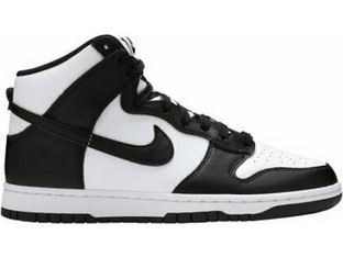 Nike Dunk High Retro Ανδρικά Sneakers Μποτάκια Μαύρα Λευκά DD1399-105