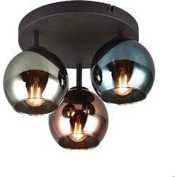 Φωτιστικό Οροφής - Πλαφονιέρα Sheldon R61303017 3xE14 20x33cm Multi RL Lighting
