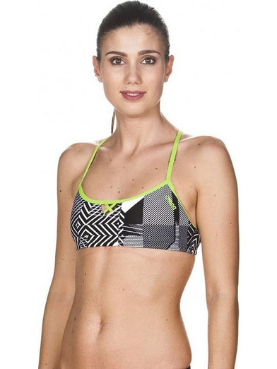 Arena Bandeau Αθλητικό Γυναικείο Μαγιό Bikini Top Πολύχρωμο 001109-506