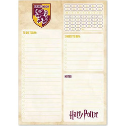 Καθημερινό Πλάνο To Do List Α5 54 Φύλλα HARRY POTTER Gryffindor