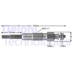 Delphi Προθερμαντήρας - HDS375